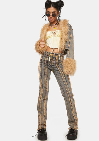 Breathe Me In Velvet Corset Top