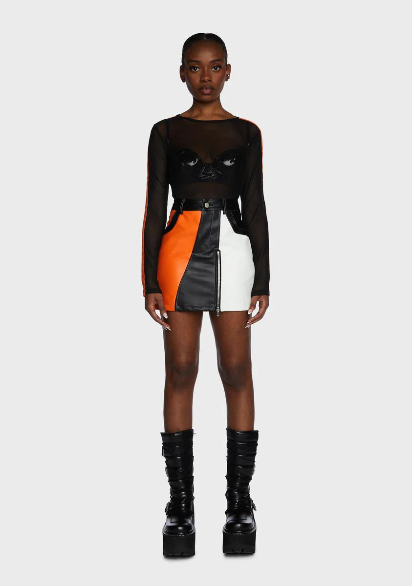 Synth City Skirt Set