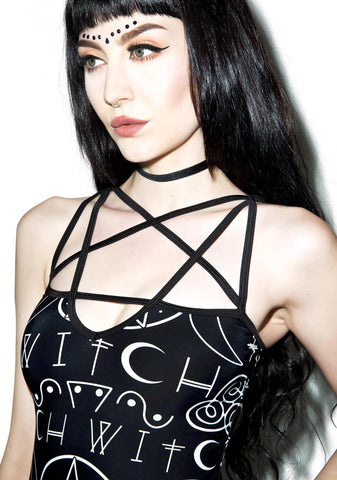 Darkness Prevails Bodycon Dress