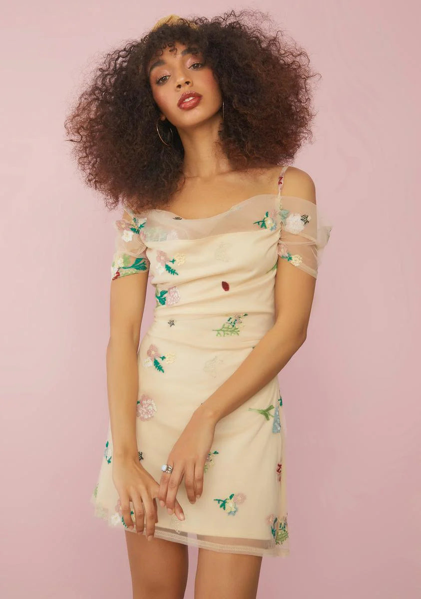 Feels Like Paradise Floral Mini Dress