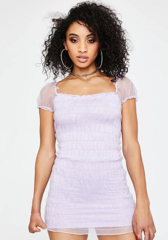 Lilac Lenira Mini Dress