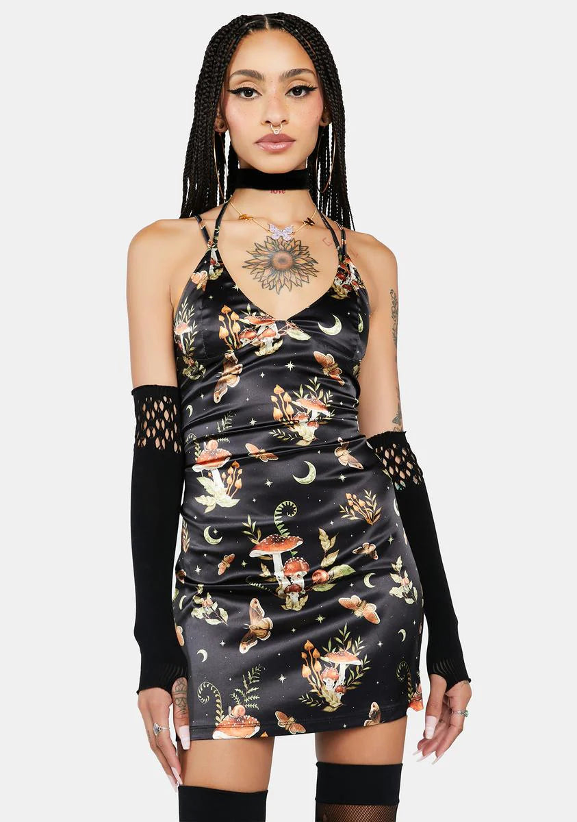 Mystical Mushroom Mini Dress