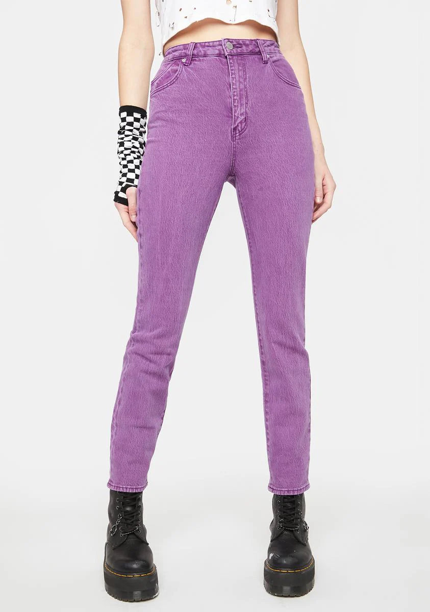 Comfort Grape Dusters Slim Jeans