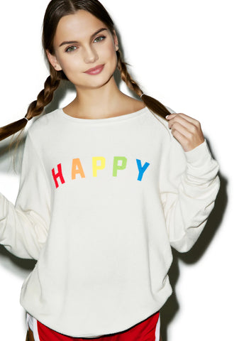 Happy Girl Baggy Beach Jumper