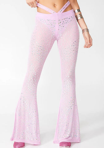 Stardust Showdown Strappy Flares