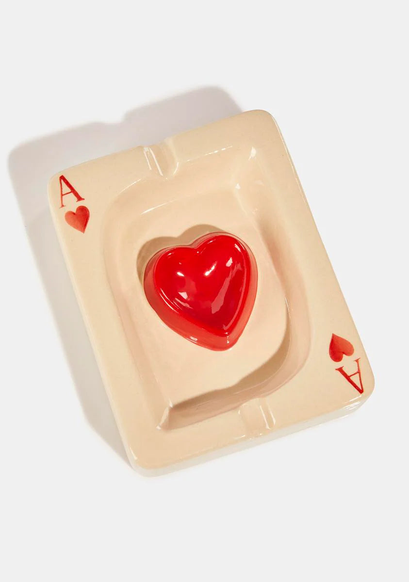 Ace Of Hearts Ashtray