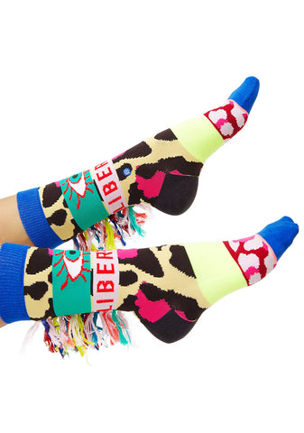 x Libertine Magic Eye Socks