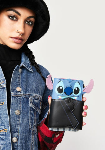Disney Lilo & Stitch Vampire Stitch Bowtie Wallet
