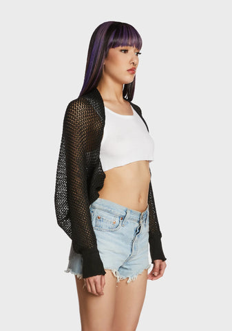 Break Time Knit Shrug