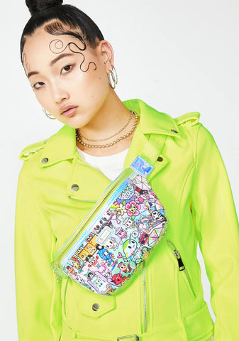 Sour Watercolor Paradise Fanny Pack