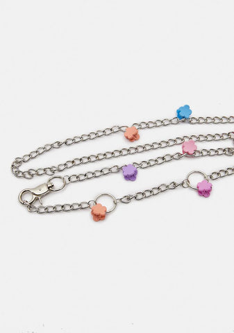 Sudden Bloom Layered Chain Necklace
