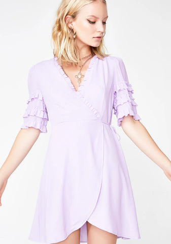 Smell The Roses Wrap Dress