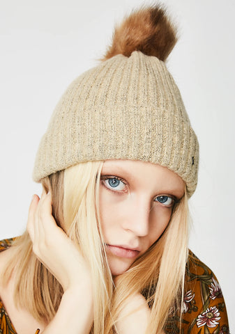 Warm Up Pom-Pom Beanie
