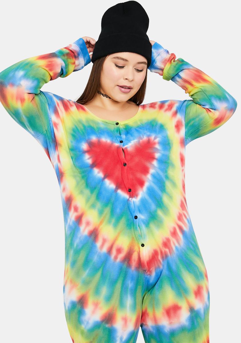 Real Chill In The Air Tie Dye Jumper