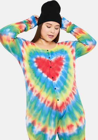 Real Chill In The Air Tie Dye Jumper