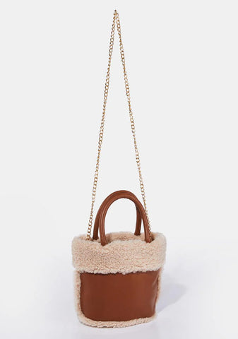 Caramel Meet You There Crossbody Bag