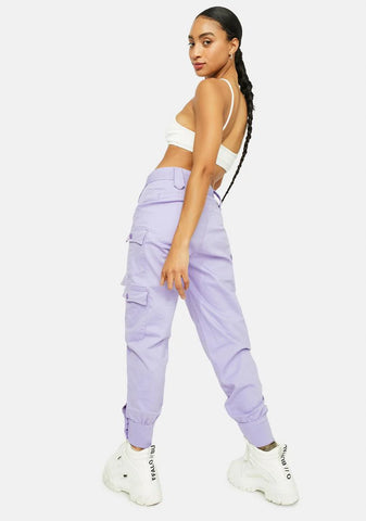 Lilac Best Version Of Me Cargo Pants
