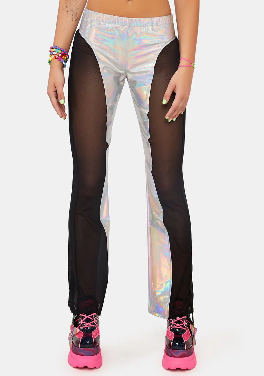 Race The Stars Holographic Pants