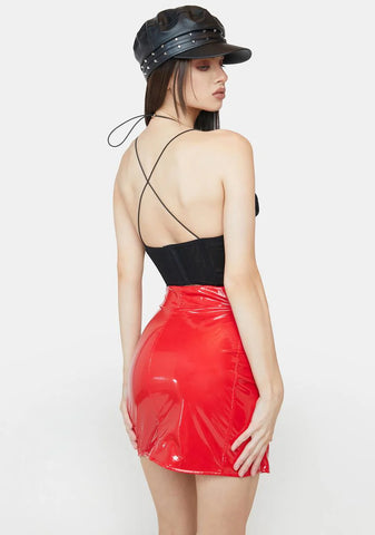 Eye To Eye Mesh Corset Top