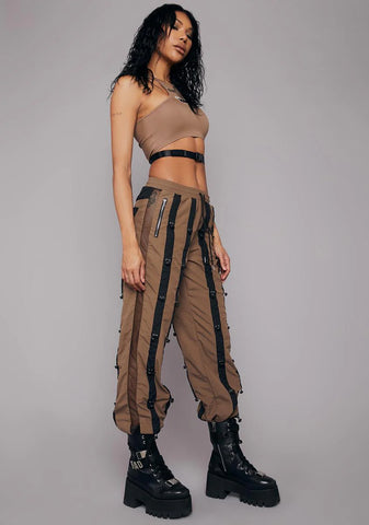 Taupe Love On The Line Jogger Pants