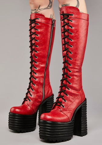 Make Way For Me Platform Boots