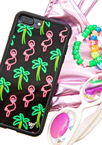 Miami Flamingo iPhone Case