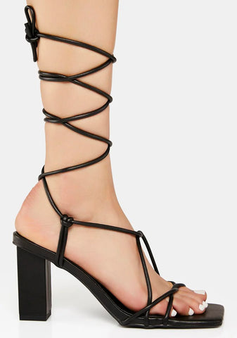 Wide Fit Beauty Wrap Heels