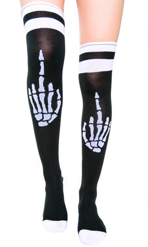 Up Yours Rolled Over The Knee Socks