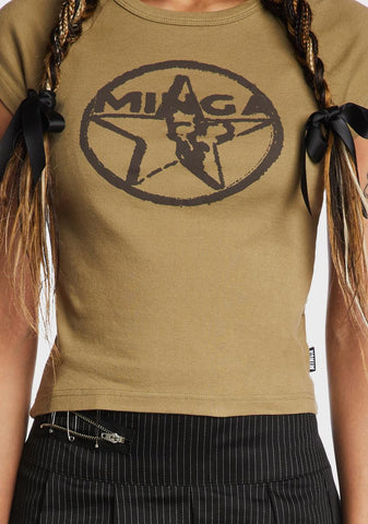 Star Honey Raglan Baby Tee