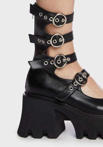 Victory Dance Platform Mary Janes