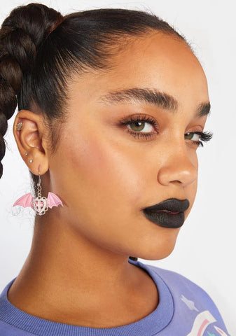 Babe Looking Daggers Bat Earrings