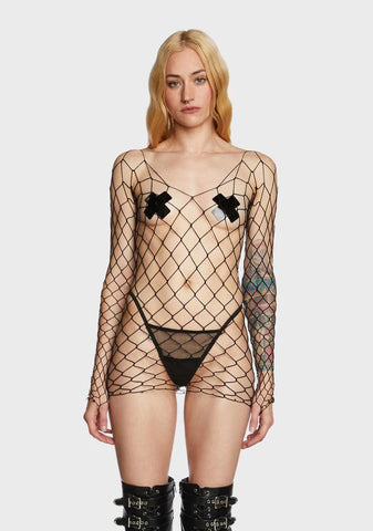 Slipstream Fishnet Set