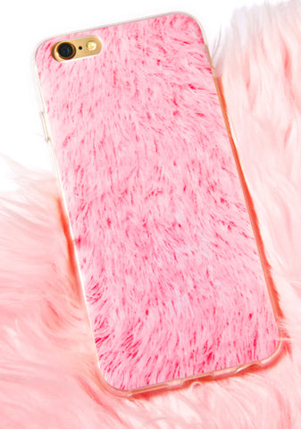 Pink Fur iPhone 6 Case