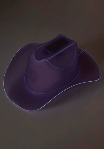 Purple Light Up Cowboy Hat