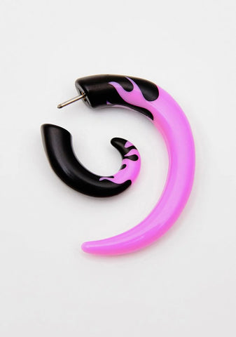 Devil's Candy Swirl Earrings