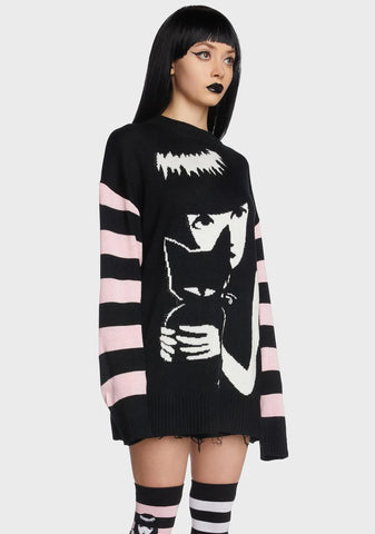 Brooding Besties Knit Sweater
