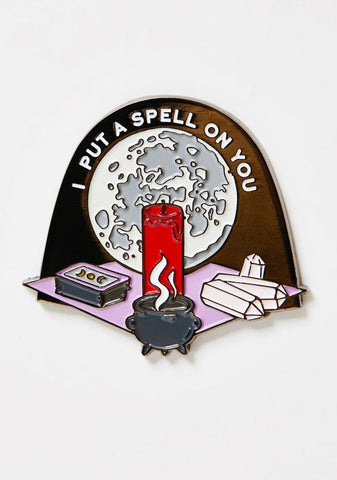I Put A Spell On You Enamel Pin