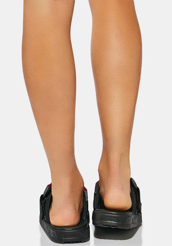 Black Logo Tape Kalpi Slides