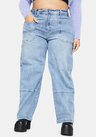 Endless Day Trip Wide Leg Jeans
