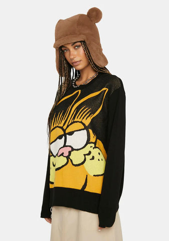 Feline Fine Intarsia Sweater