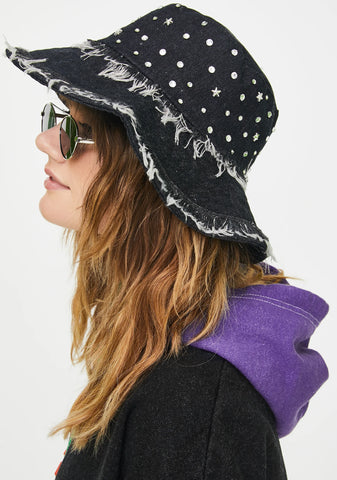 Quick Wish Denim Bucket Hat