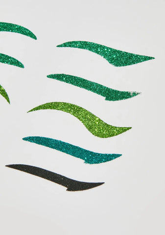 Green Attention Grabber Eyeliner Stickers