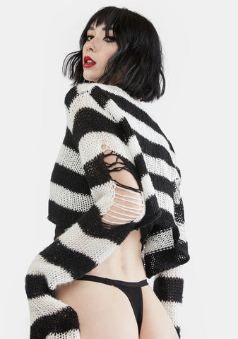 Rhinestone RIP Thong