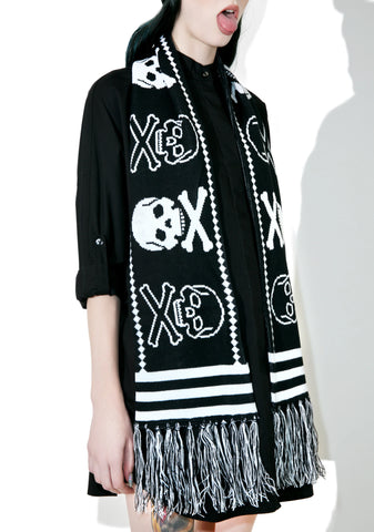Skelly Knit Scarf