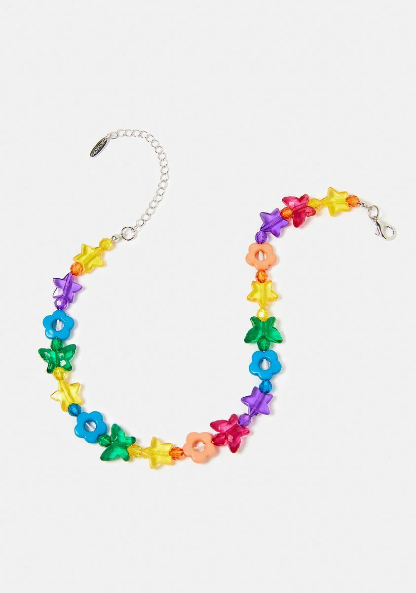 My Favorite Things Rainbow Beads Necklace