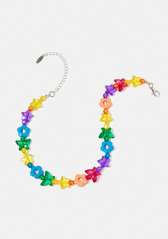 My Favorite Things Rainbow Beads Necklace