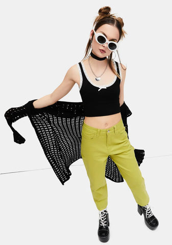 Night Owl Baby Crop Tank