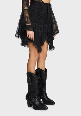 Fear My Wrath Mini Skirt