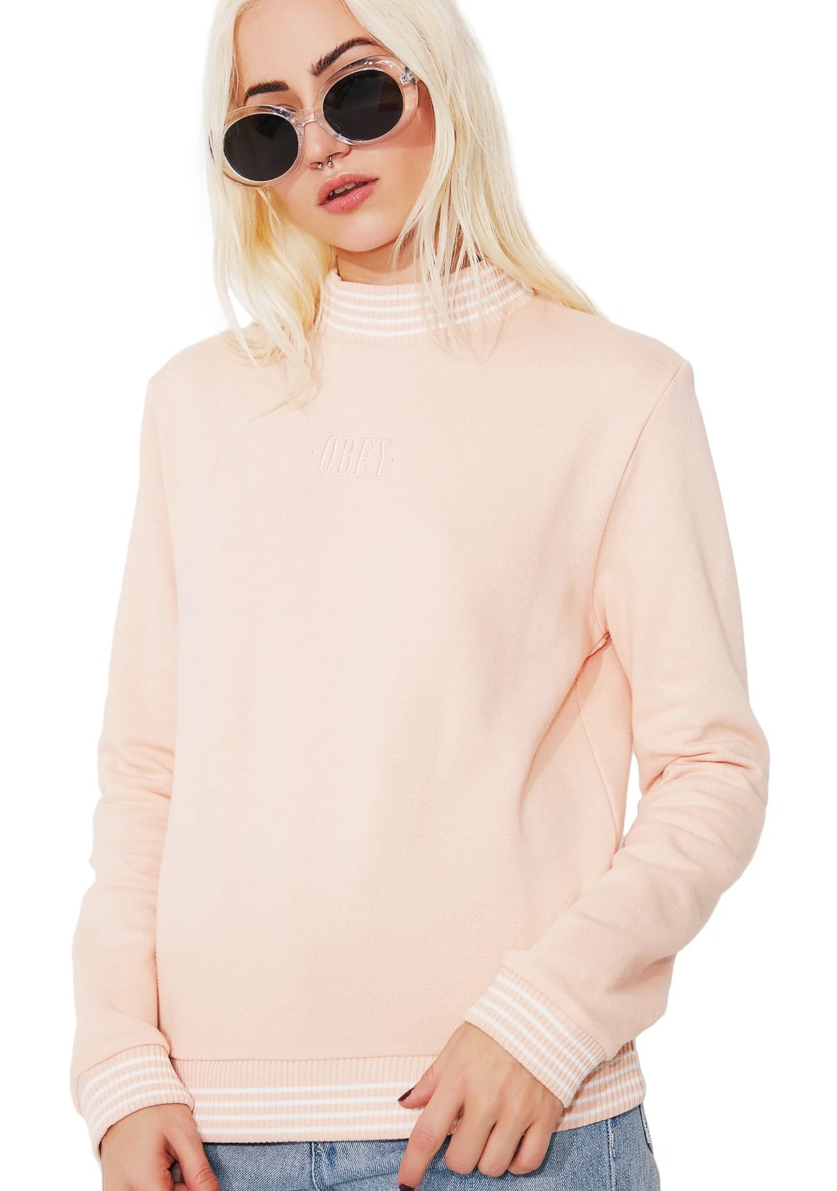 Quinn Mock Neck Sweatshirt