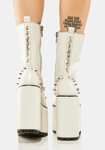 Radical Riot Spiked Platform Boots